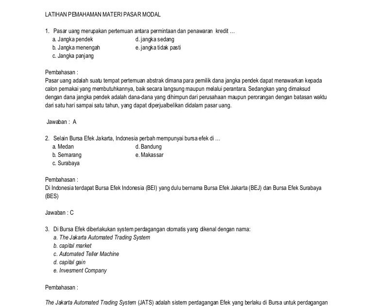 14+ Contoh soal pendanaan jangka pendek ideas in 2021 