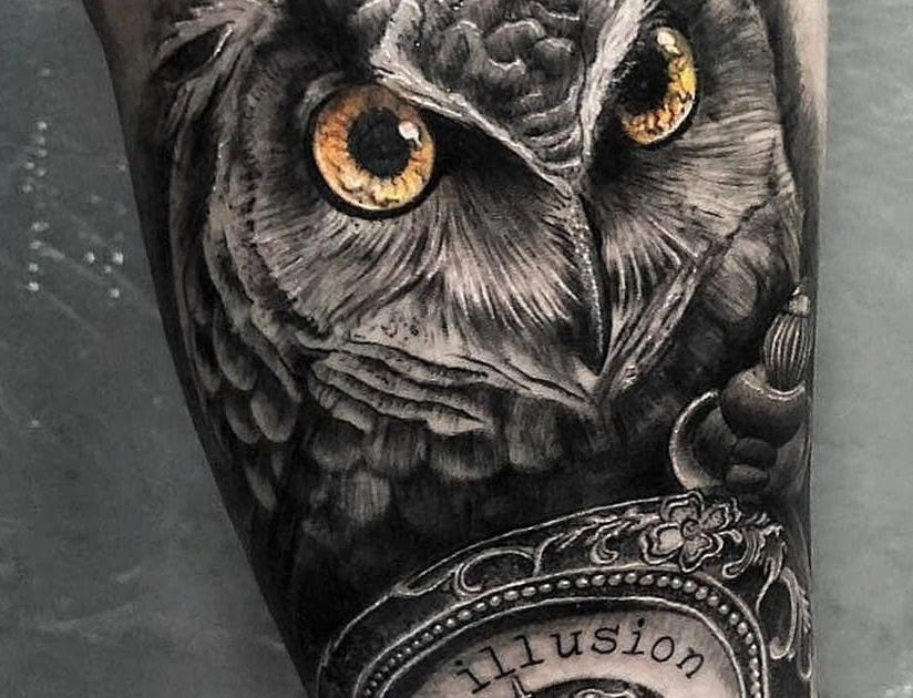 Owl Neck Tattoo Meaning - wide 10