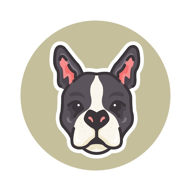 √ダウンロード ボストンテリア イラスト かわいい 338257ボストンテリア 可愛い イラスト