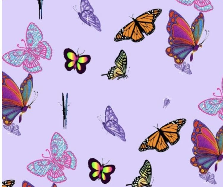 View 23 Iphone Light Purple Butterfly Wallpaper Aesthetic - Sinaida