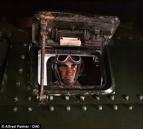Army tank driver at Fort Knox in Kentucky, from June 1942