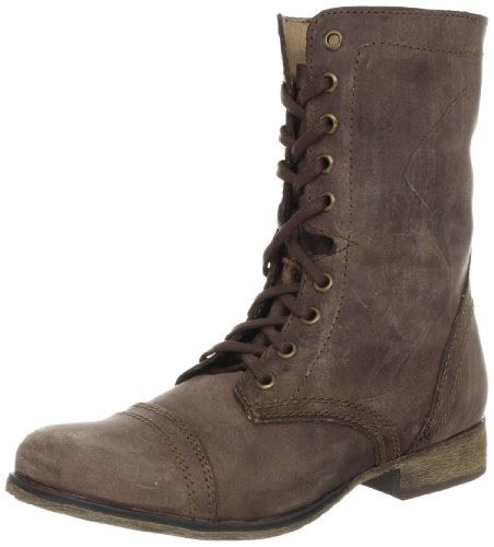 steve madden hills knit combat booties