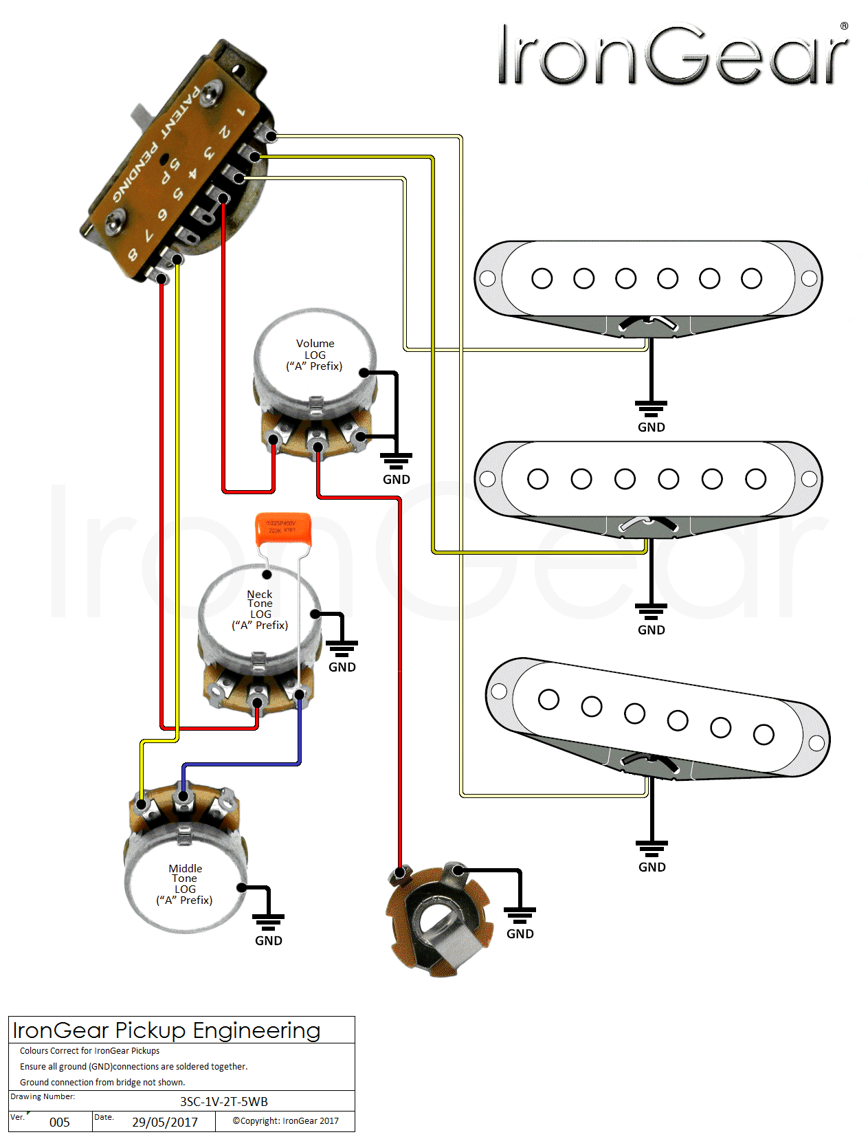 Rogue Guitar Wiring Diagram - colourcreatechallengeblogg