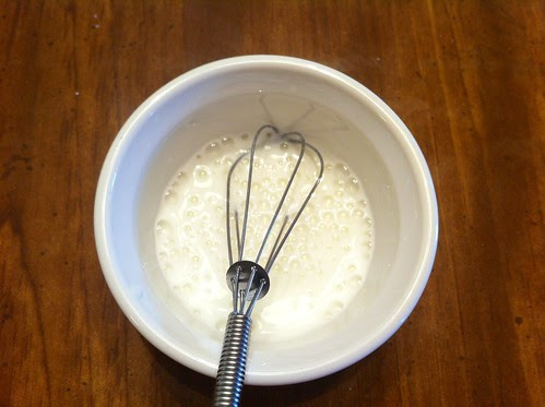 Mixing Buttermilk and Baking Soda