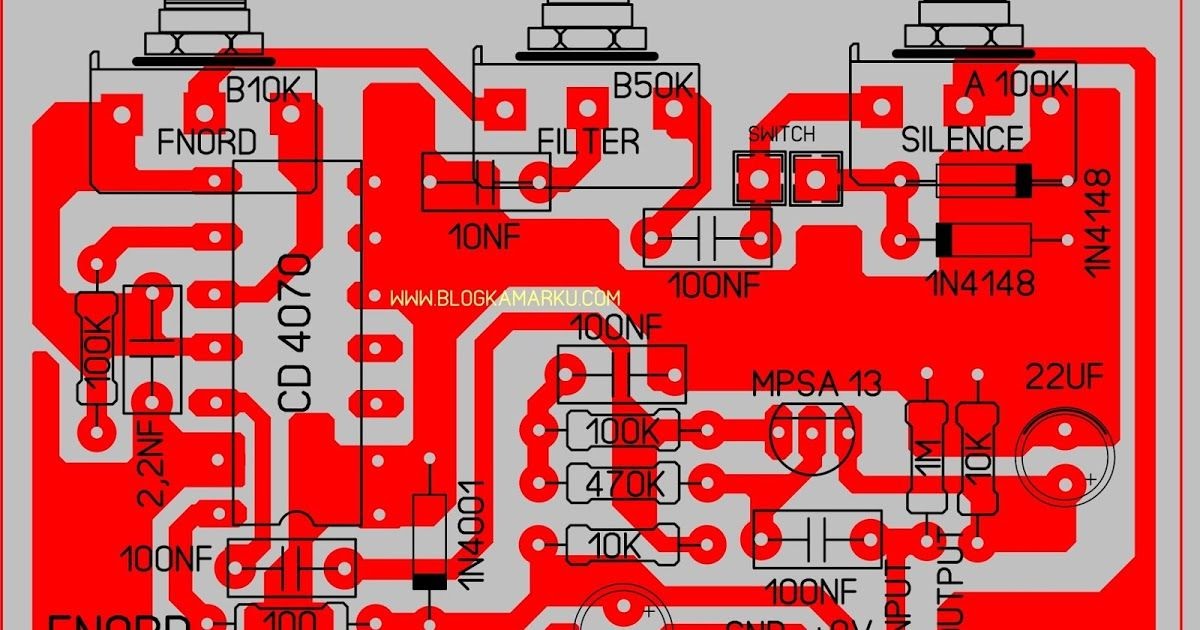 Rangkaian Adaptor Efek Gitar Adaptor Kita