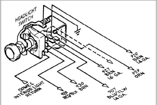 Chevy Headlight Switch Wiring Diagram - Fuse & Wiring Diagram