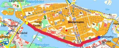 Karta över Södermalm | Karta