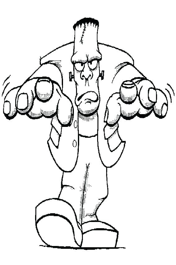Frankenstein Coloring Pages - Carinewbi