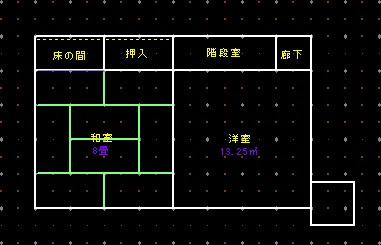 外部階段-部屋名1F