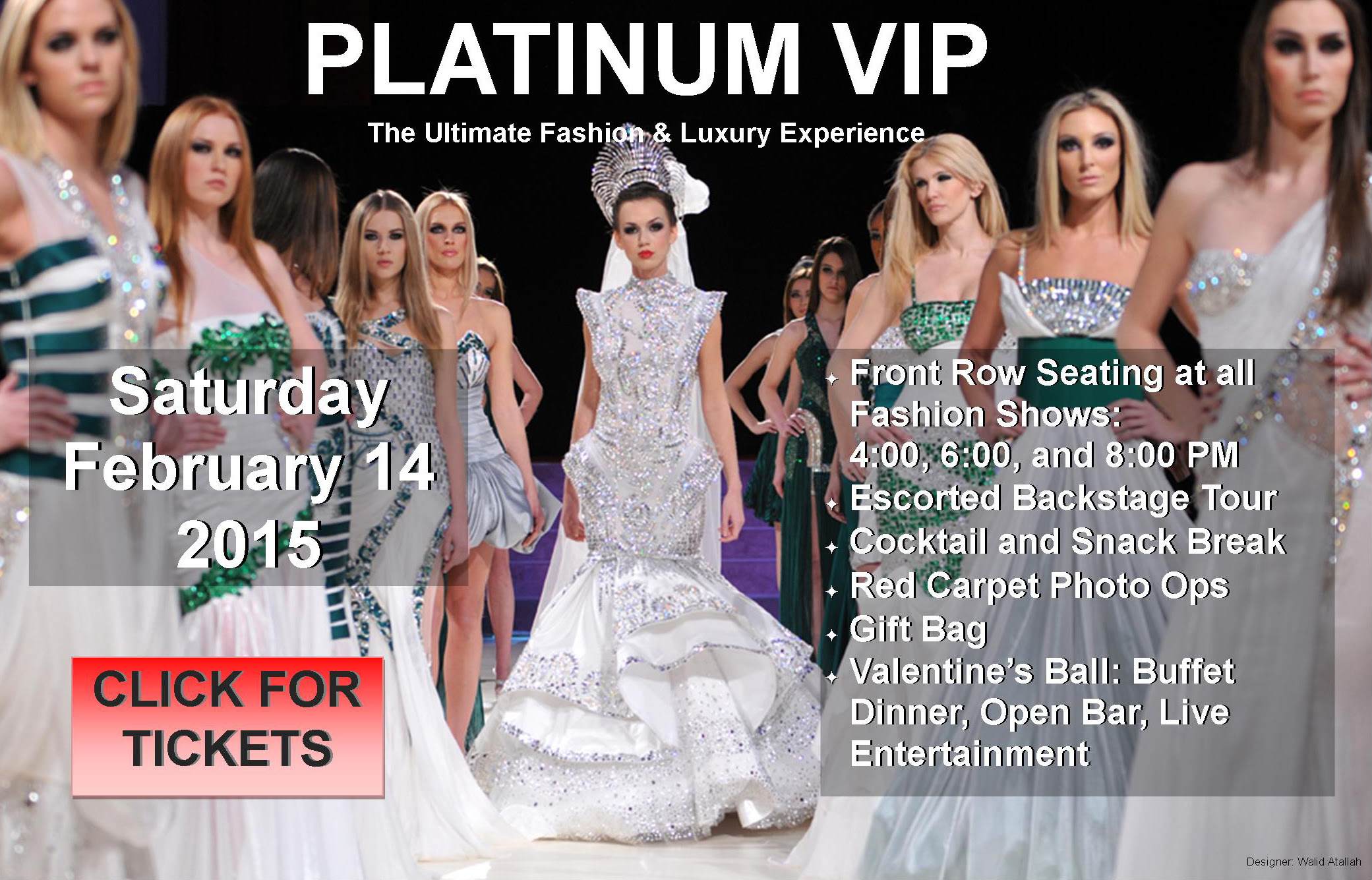 platinum vip tickets at couture fashion week