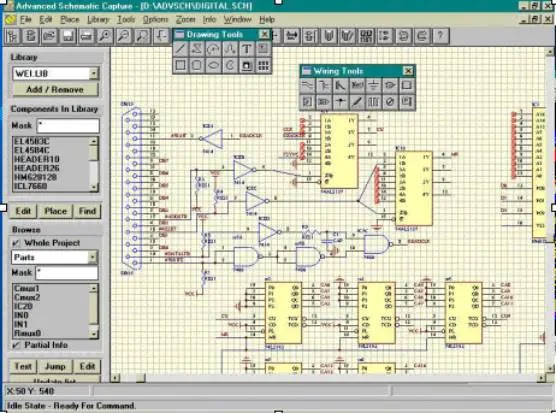 Free electronic circuit diagram/schematic drawing software ...