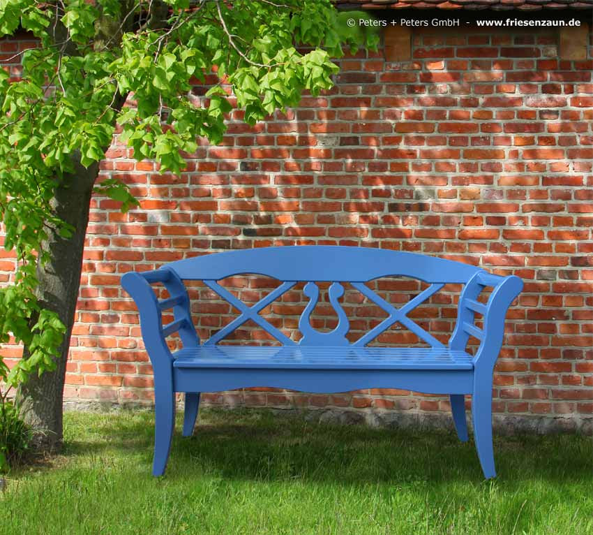 Gartenbank farbig
