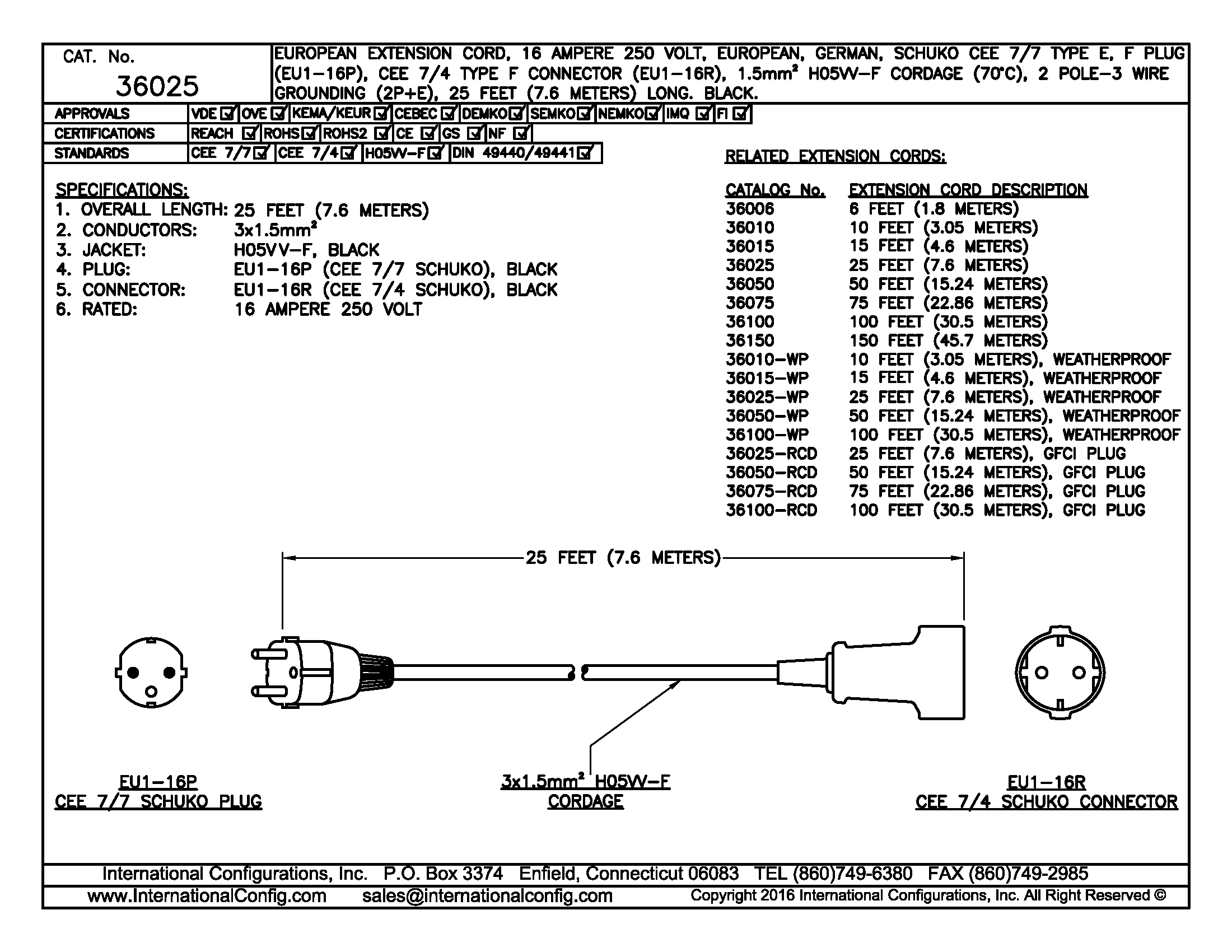 Extension Cord Wiring Diagram : 120v 1ph Extension Cord Wiring Diagram