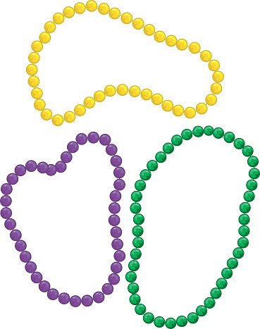 mardi gras beads svg free