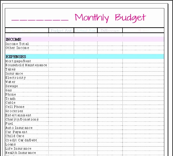 Excel Templates 9 Excel Budget Worksheet Template Sampletemplatess