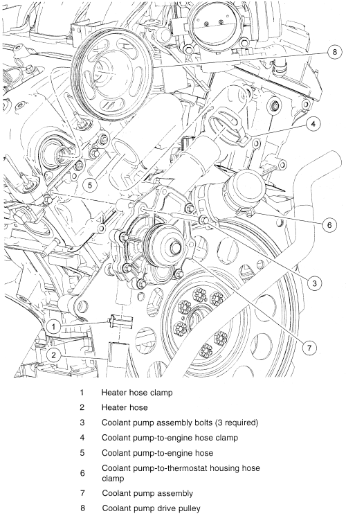 2001 Mazda Tribute Engine Diagram