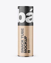 Download Free Psd Mockup Kraft Paper Tube Mockup Front View Object Mockups 447697 Free Download Psd Mockup Design Image Logo And Icon PSD Mockup Templates