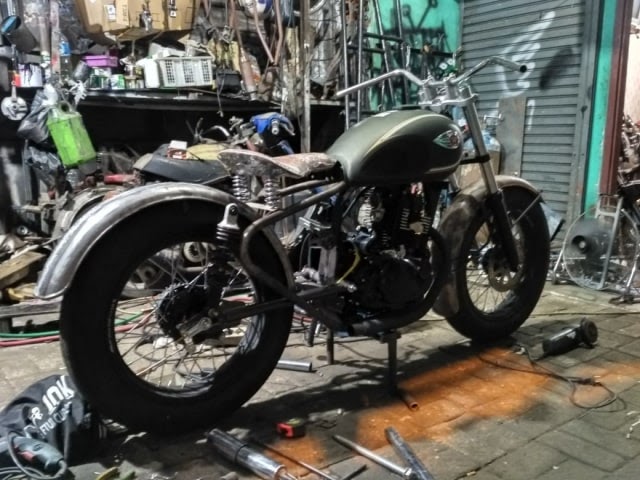 modifikasi Modifikasi Motor Jadi Sepeda Ontel