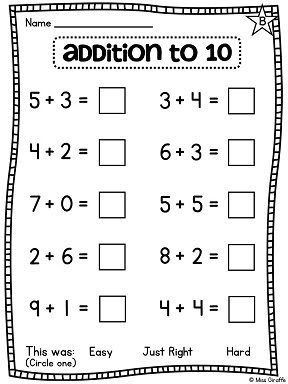 Vertical Addition Worksheets For Grade 1 - Brian Harrington's Addition