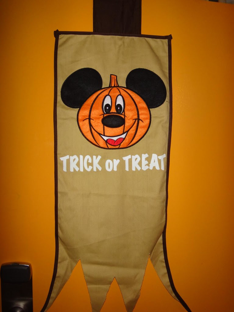 Disney Mickey Mouse Trick or Treat Halloween banner