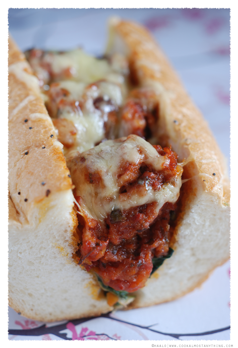 Turkey Meatball Baquette© by Haalo