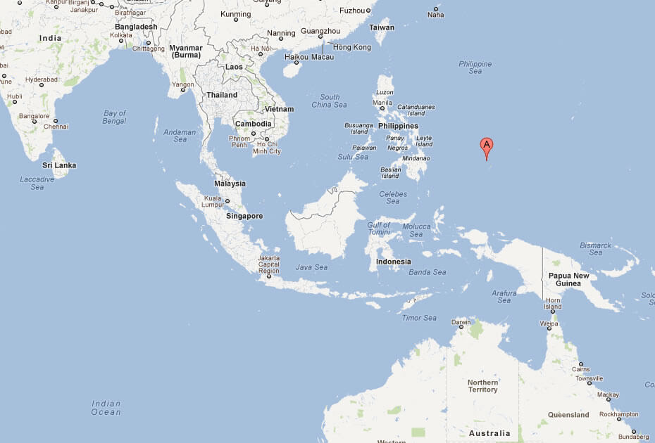 Guam Map Of The World | Zip Code Map