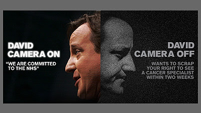 New Labour poster... David Camera ON