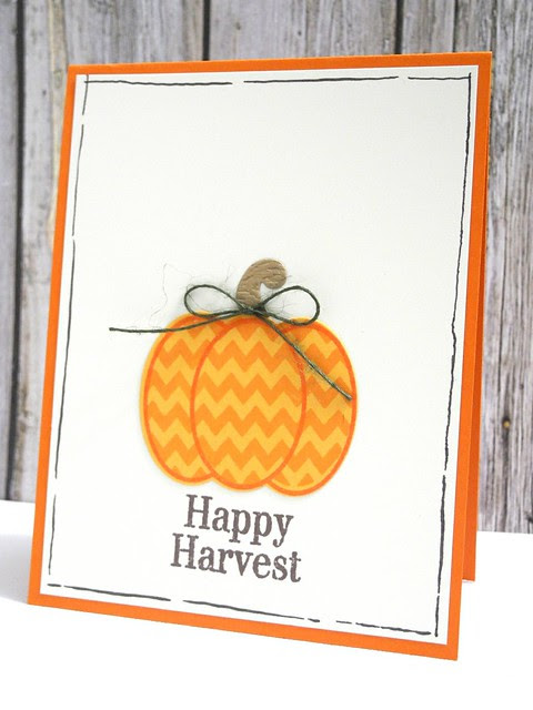 Zig Zag Harvest Pumpkin