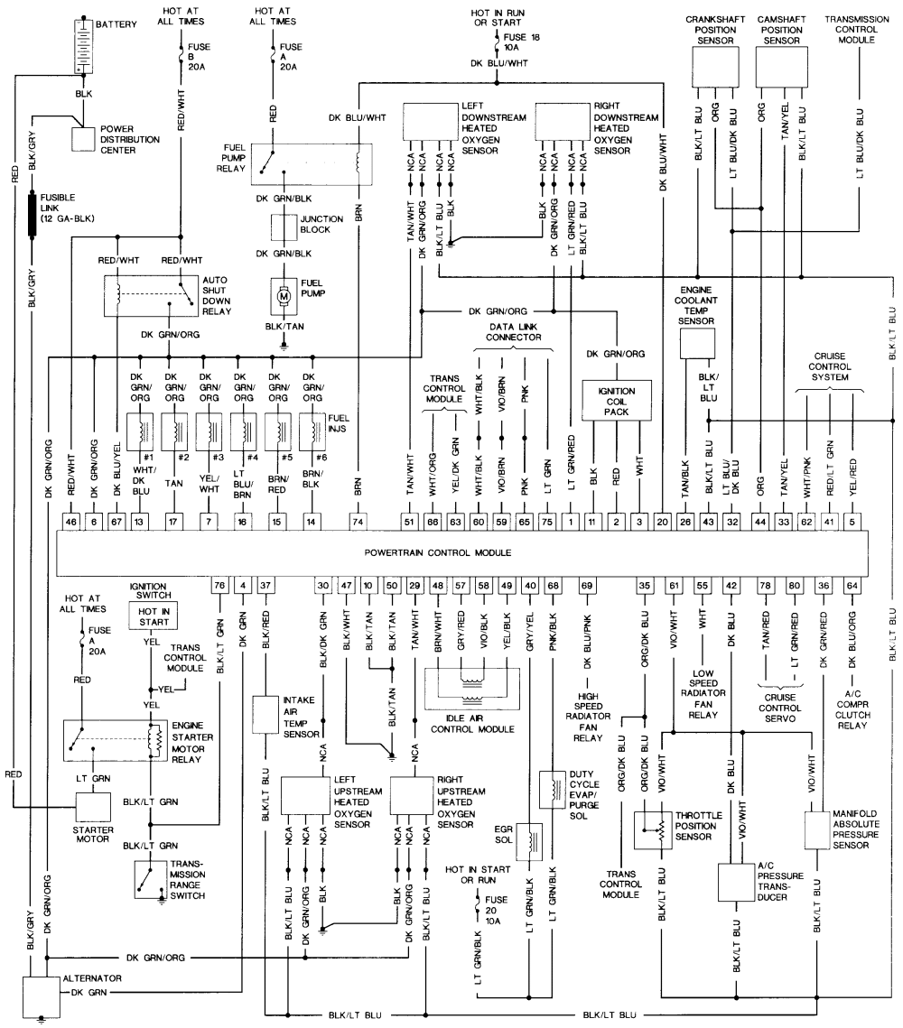 1998 Dodge Dakota Radio Wiring Diagram
