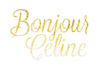 bonjour celine logo by Polystudio
