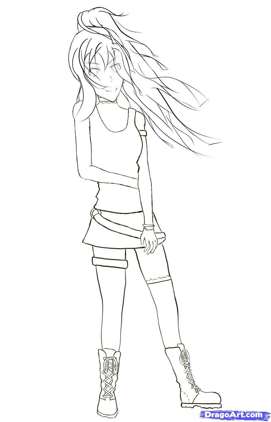 Anime Clothes Drawing Girls
