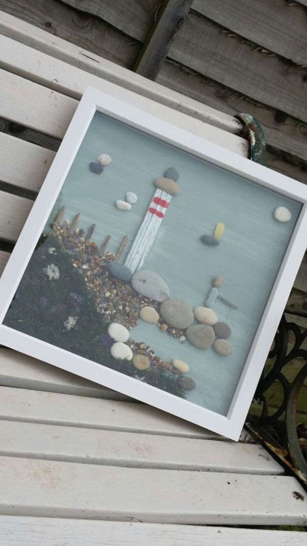 Handy Rock And Pebble Art Ideas For Many Uses29