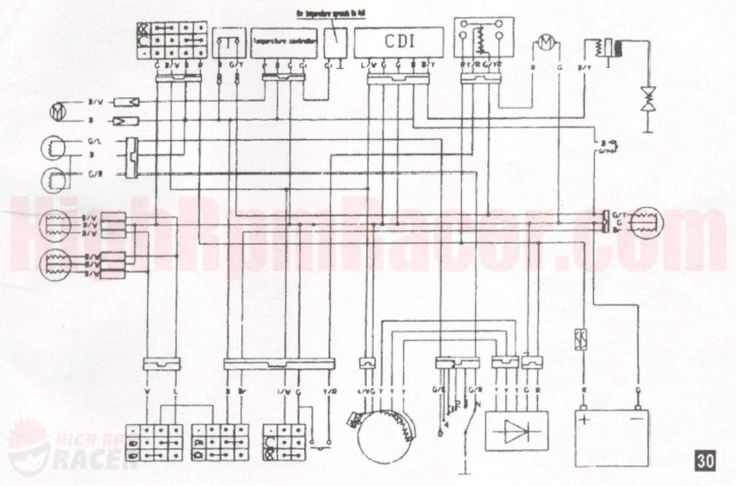 Tao Tao 110cc Chinese 4 Wheeler Wiring Schematic - Complete Wiring Schemas