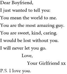 Boyfriend for my romantic love quotes Boyfriend Love