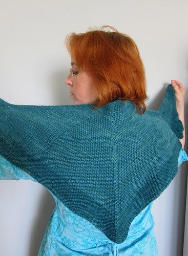 Blackcurrant shawl