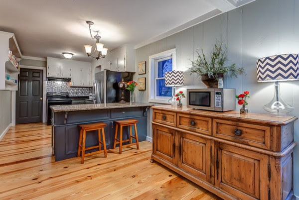14 600x402 The Power of Paint Amazing Wood Paneling Makeover