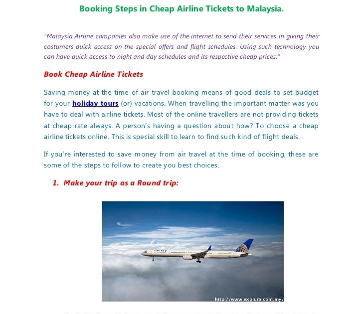 Cheap Flight Ticket Malaysia  Cheap Flights To Kuala Lumpur, Malaysia