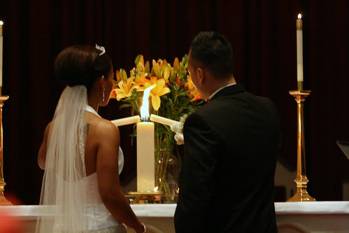 Lighting the Unity Candle