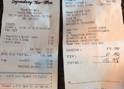 itemized receipt receipts reminder