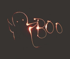 aww, cute, ghost, halloween, scary