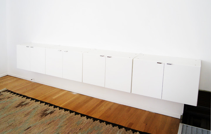 Tailacreaciones Attaching Ikea Besta Cabinets To Wall