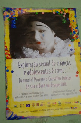 Poster on sexual exploitation of minors, Parà Brazil - Images by S. Deepak