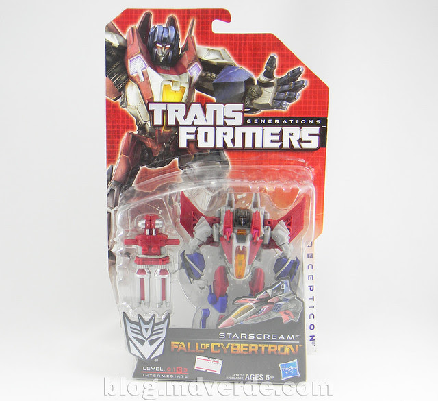 Transformers Starscream Deluxe - Generations Fall of Cybertron - caja