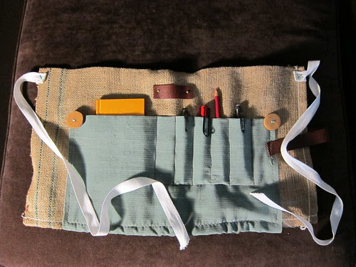 Barcelona symposium prep: sketching apron