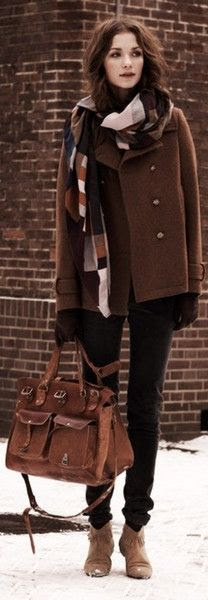 Brown style for winter