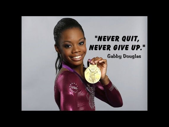 Gymnastics Quotes Gabby Douglas / Gymnastics Motivation Poster Gabby ... Gymnastics Is Hard Quotes