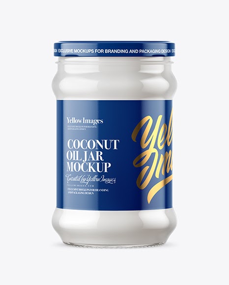 Download Download Psd Mockup Cap Clear Coconut Food Front Front View Glass Golden Layer Jar Mockup Oil Packaging Snack Transparent Psd PSD Mockup Templates