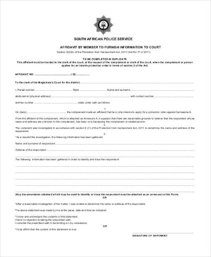 zimbabwe-affidavit-form-pdf-download