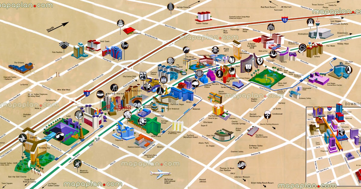Palazzo Las Vegas Map On Strip | Map Of World