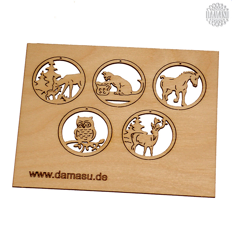 Mini-Medaillons Tiere